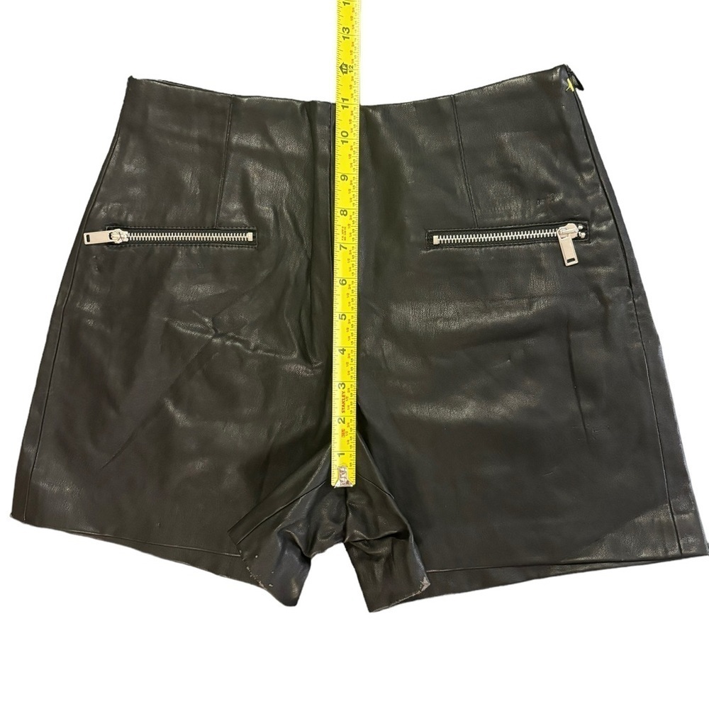 Zara faux leather mini skirt size small - Picture 6 of 11